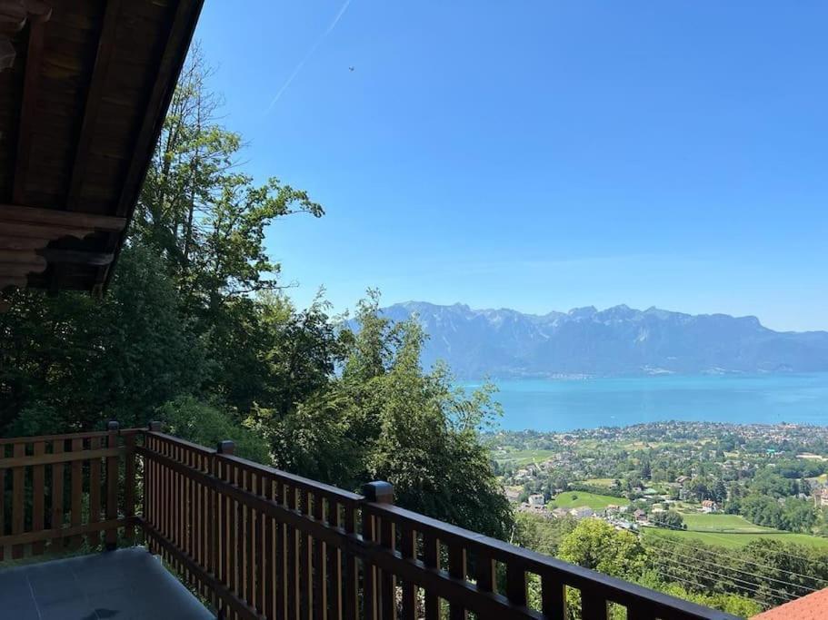 Swiss Chalet - Mountain And Lake View Blonay Exteriér fotografie